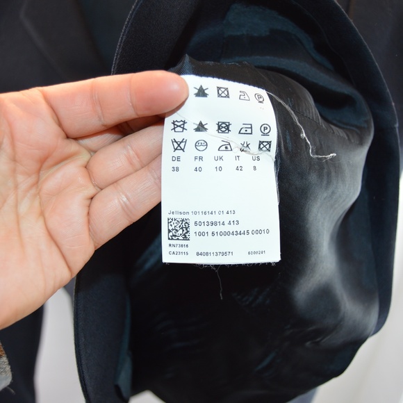 Hugo Boss Virgin Wool 2Pc Skirt Suit Set - Picture 8 of 8